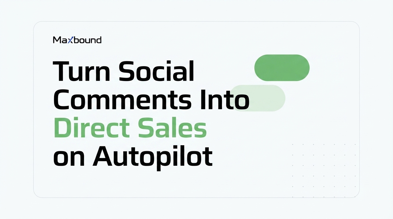 Turn Social Comments Into Direct Sales on Autopilot